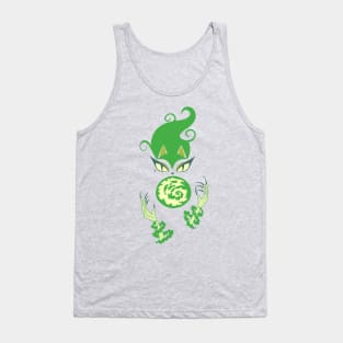 Witchy Kitty Crystal Ball Color Tank Top